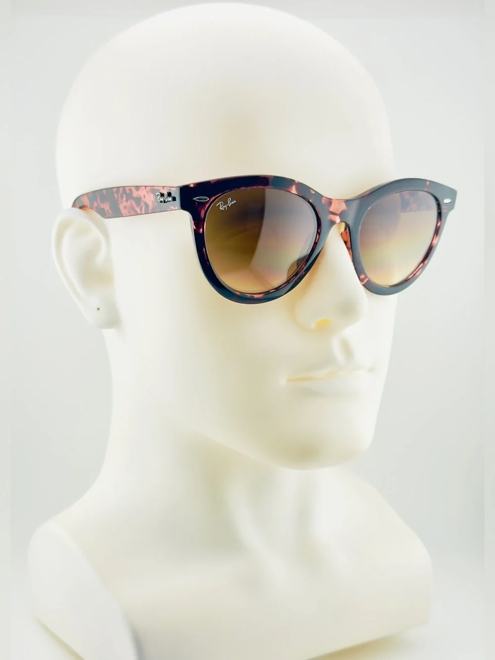 Ray-Ban Wayfarer Way Women’s Sunglasses RB2241 Polished pink Havana Brown Lenses